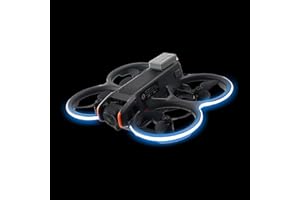 RCGEEK LED Light Strip for DJI Avata 2 Accessories, Anti Collision Light Night Flying Warning Strip Compatible with Avata 2 (Blue)