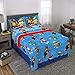 Nickelodeon Paw Patrol Kids Bedding Super Soft Microfiber Sheet Set, 4 Piece Full Size, Blue/Red Design