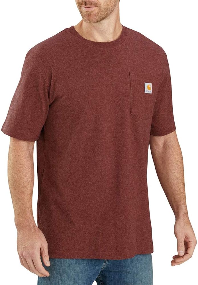 Carhartt Men's K87 Workwear Pocket Short Sleeve T-Shirt (Regular and Big & Tall Sizes) | 