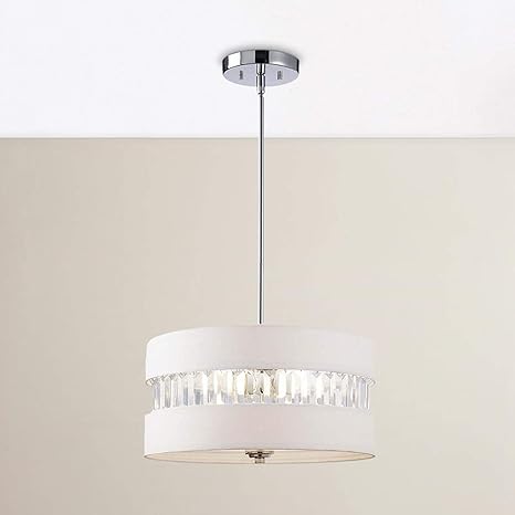 3 Light Drum Chandelier Contemporary Ceiling Lighting Fixture