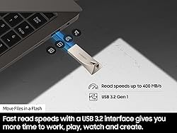 SAMSUNG BAR Plus USB 3.2 Flash Drive, 512GB USB