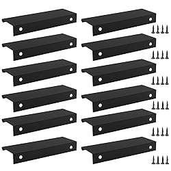 Cionyce 12 Pack Hidden Cabinet Pulls 4.72"/120mm