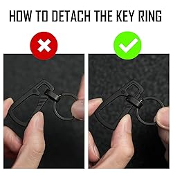 KeyUnity KM04 Titanium Carabiner Keychain