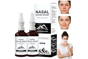 60ml Iodine Nasal Spray Gentle Cleaning Nasal Remove Nasal Nasal Moisturizing Congestion Care Nasal Relieve Pollutants Humans