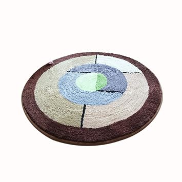 Amazon De Hr Coole Farbflecken Bestandige Runde Teppich Matte