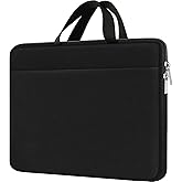 Laptop Sleeve Case 15.6 inch, Durable Travel Laptop Bag HandBag Shockproof Protective Computer Cover Carrying Bag Briefcase for 15" 15.6" HP Asus Acer Dell Lenovo Laptop Notebook Ultrabook, (Black)