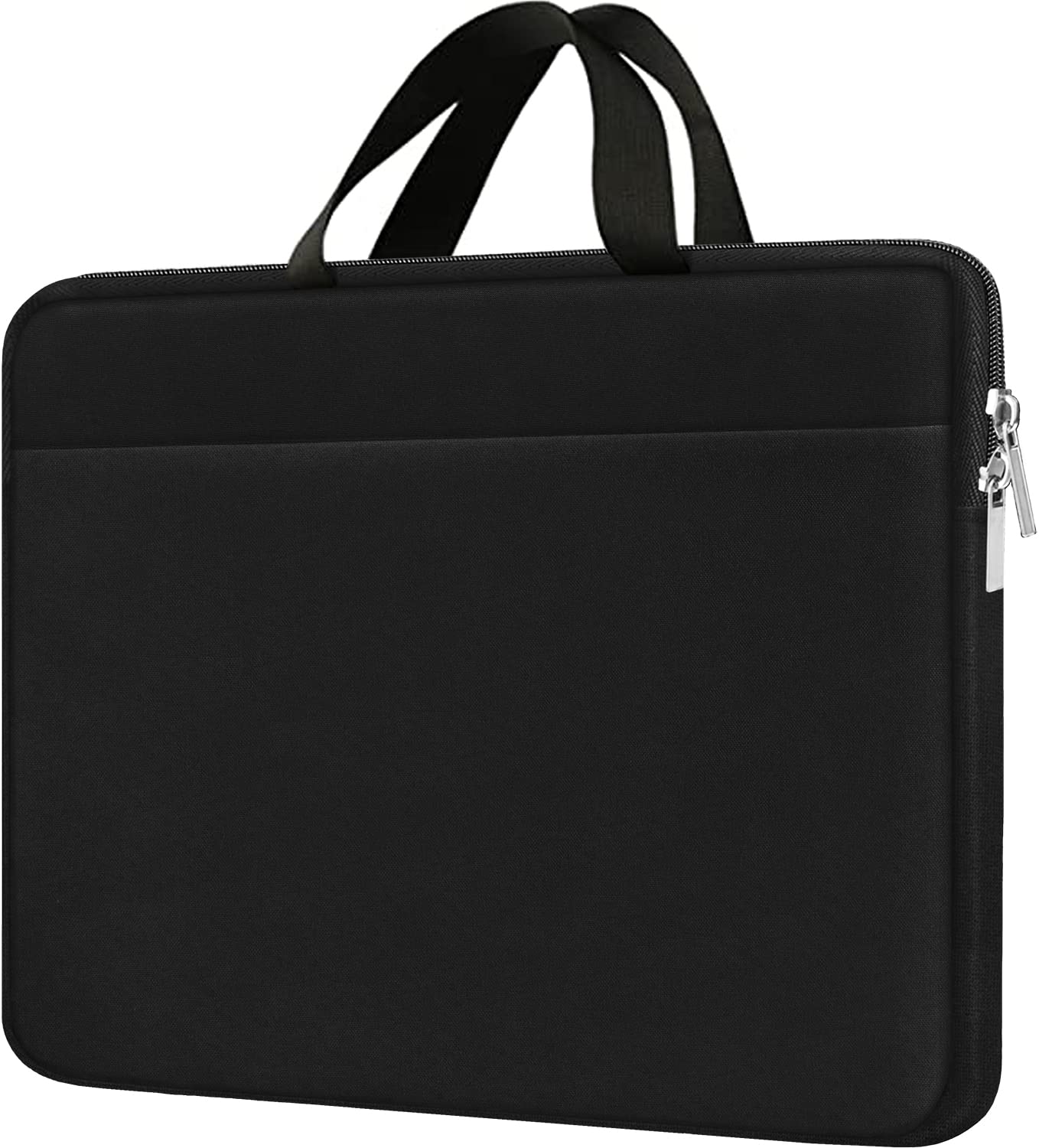 Photo 1 of Laptop Sleeve Case 15.6 inch, Durable Travel Laptop Bag HandBag Shockproof Protective Computer Cover Carrying Bag Briefcase for 15" 15.6" HP Asus Acer Dell Lenovo Laptop Notebook Ultrabook, (Black)