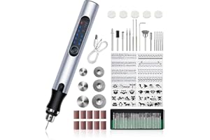 Engraving Pen Kit,Handheld Micro Engraving Pen,Mini DIY Cordless Rotary Tool,USB Rechargeable Engraver Tool,for Jewelry Glass