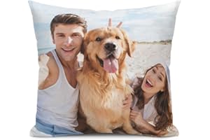 YZPPDHFC Customized Pillow with Picture, Personalized Picture Pillows Customized Face for Your Loved Pets, Cute Decorative Ro