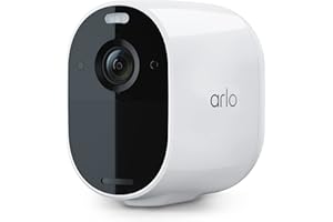 Arlo Essential Spotlight Camera - Wireless Security, 1080p Video, Color Night Vision, 2 Way Audio, White - VMC2030,1 Count (Pack of 1)