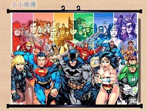 Anime family HOME Decor MOVIE Poster Wall Scroll 90*60cm~Justice_League_of_America_7