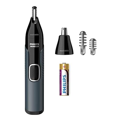 Philips Norelco Nosetrimmer 3000 For Nose, Ears and Eyebrows NT3600/42, Black