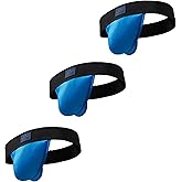 JOCKMAIL 3 Pack Jockstraps for Men 3D Pouch Jock Strap with Wide Belt Mens Thong for Nightlife & Gym