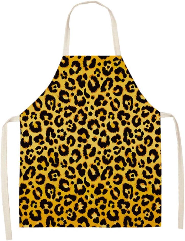 JJFU Delantal De Cocina Delantales Sin Mangas con Estampado De Flores