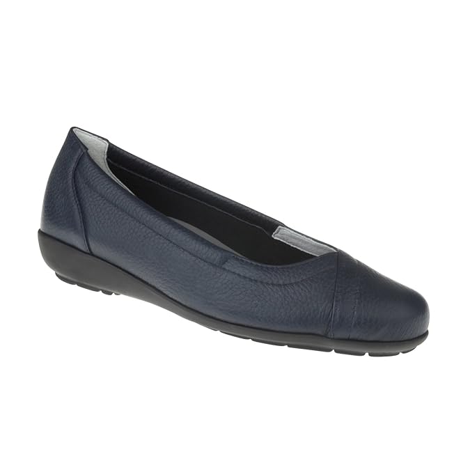 Natural Feet Tessamino Damen Ballerina | Aus Hirschleder | Elegant | Weite H | Für Einlagen