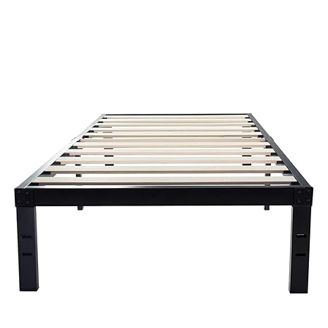 Amazon.com: Homdock 14 Inch Metal Platform Bed Frame/Solid ...