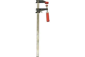 Bessey GSCC2.536 2.5-Inch x 36-Inch Economy Clutch Style Bar Clamp, Nickel Plated with red Tips and Handles