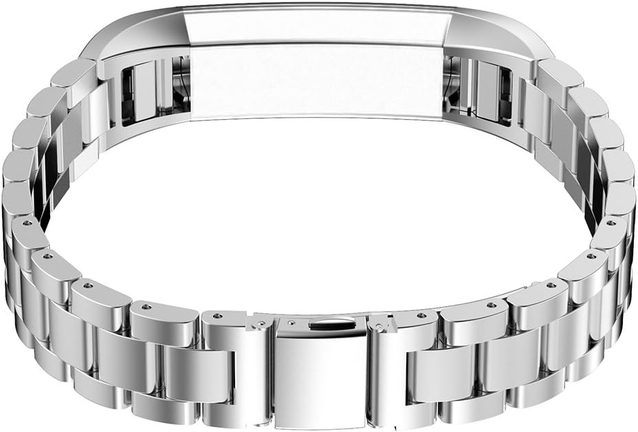 AISPORTS Compatible with Fitbit Alta Strap for Women Men Fitbit Alta Strap Stainless Steel Metal Bracelet Solid Adjustable Sport Wristband Replacement Strap for Fitbit Alta/Alta HR Fitness Tracker - Image 5