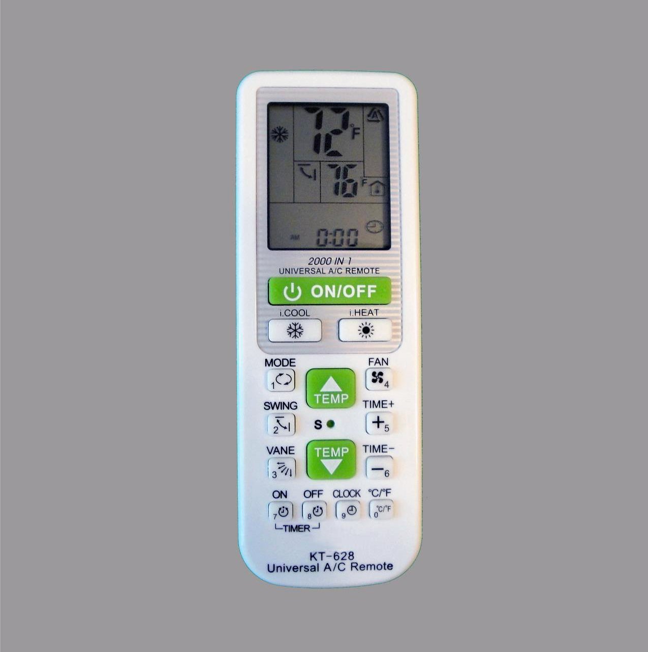 Amazon.com: Universal A/C Remote Replacement Remote Control with 2000  Codes: Home & Kitchen