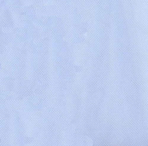 108'' Apparel Grade Tulle Soft Blue, Fabric by the Yard