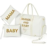 KUIRAN MAMA Hospital Bag for Women Labor and Delivery 45L Large Waterproof Travel Bag Overnight Bag with Shoe Compartment