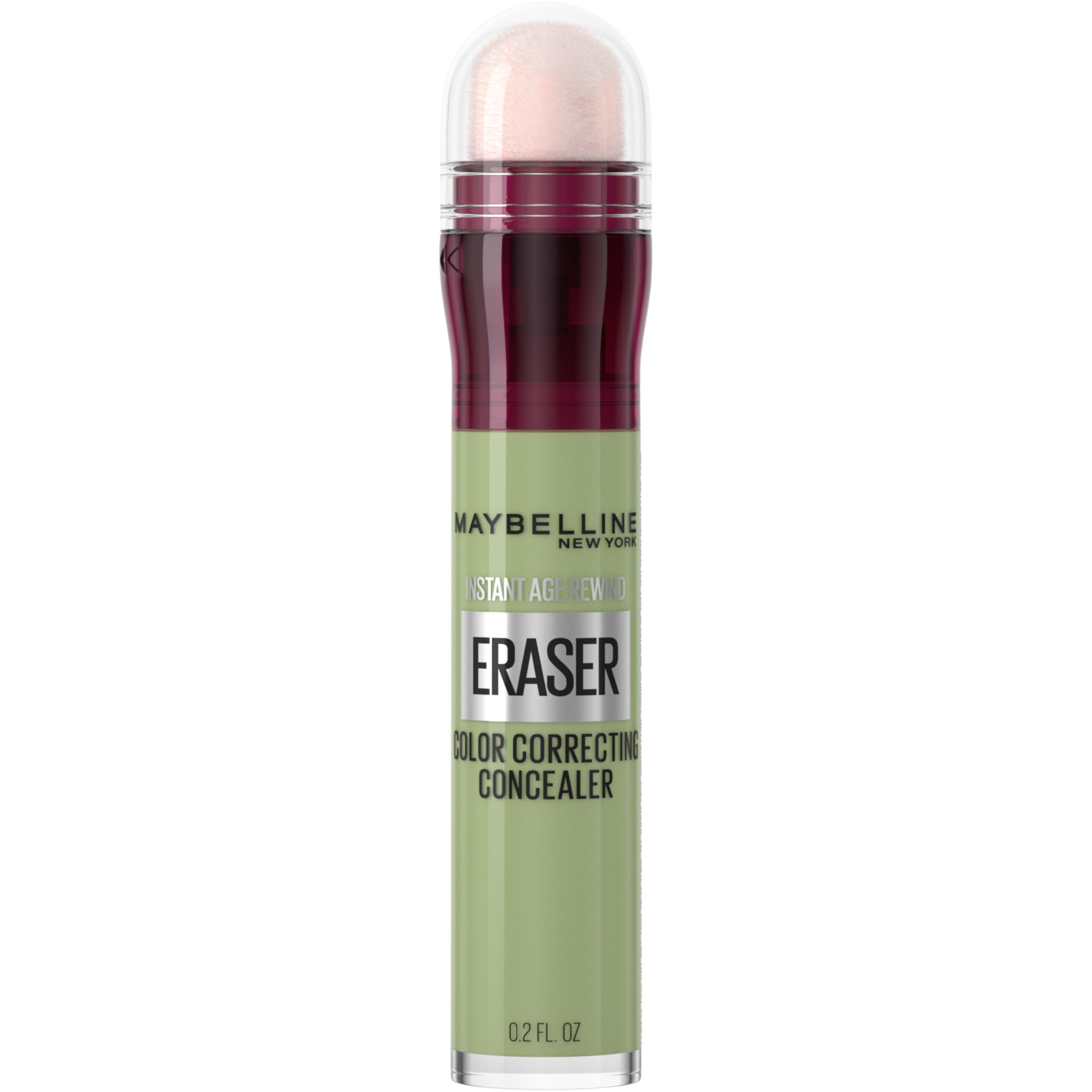 Photo 1 of Maybelline Instant Age Rewind Instant Eraser Color Correcting Concealer, Crease-Resistant Coverage, Up to 12HR Moisturizing Wear, Green Color Corrector, 151, 1 Count