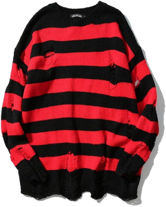 pullover rot schwarz