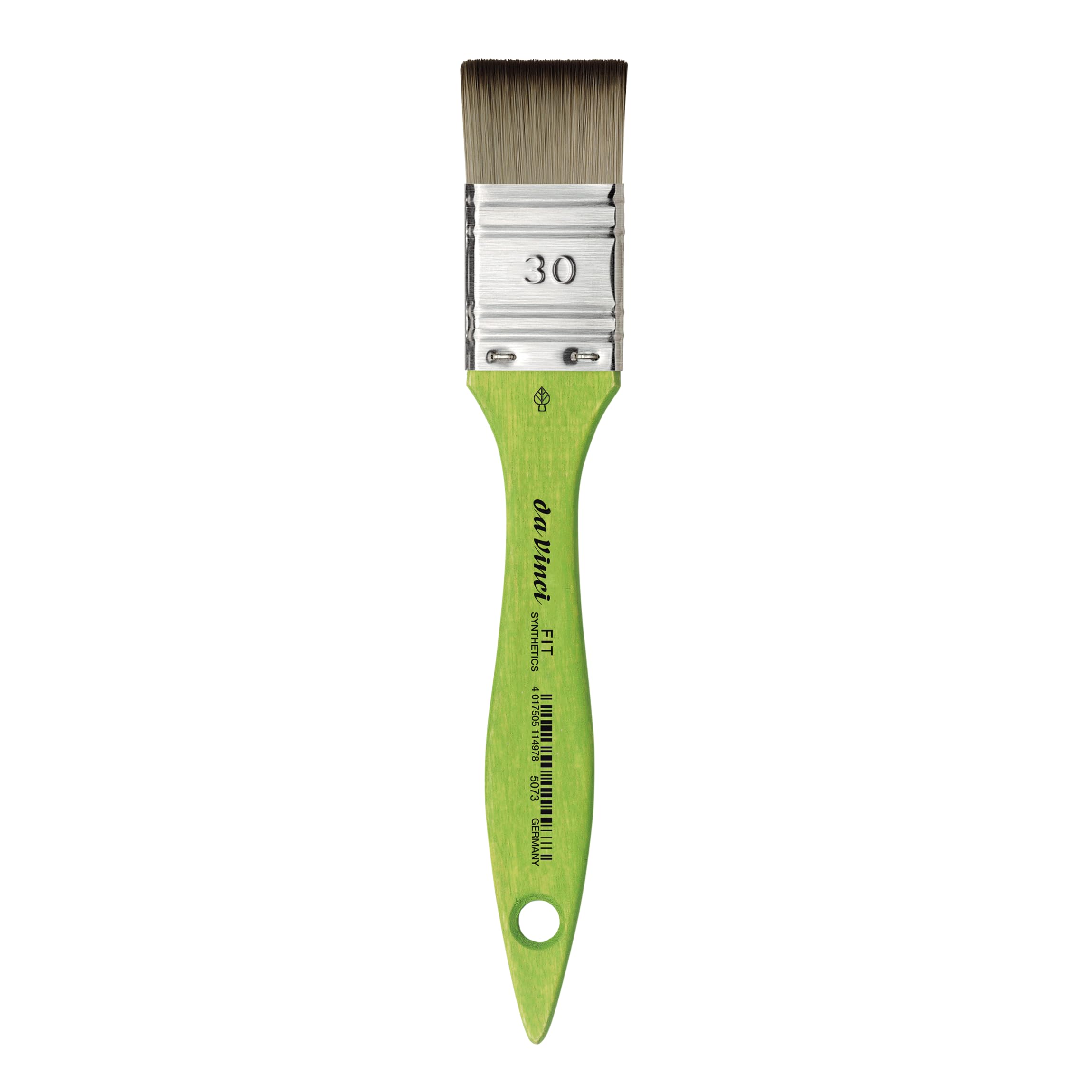 Da Vinci 5073 Series Mottler Brush, Synthetic Fiber, Green, 18.3 x 3 x 30 cm