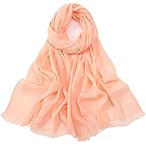 Canxiaoba Women's Summer Scarf Lightweight And Soft Bamboo Cotton Headscarf