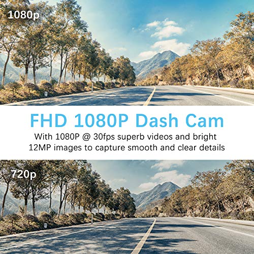 Dash Cam, AKAMATE Magnetic Dashboard Recording Camera 1.5" Mini Dvr Car Camera Full HD 1080P, 145° Wide Angle, Night Vision, G-Sensor, Loop Record, Wdr, Parking Mode, Motion Detection, with 32GB Card