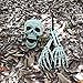 Scary Skull and Hands Skeleton, Realistic Skeleton Lawn Stakes Halloween Decorations Event Party Supplies, Halloween Graveyard Décor