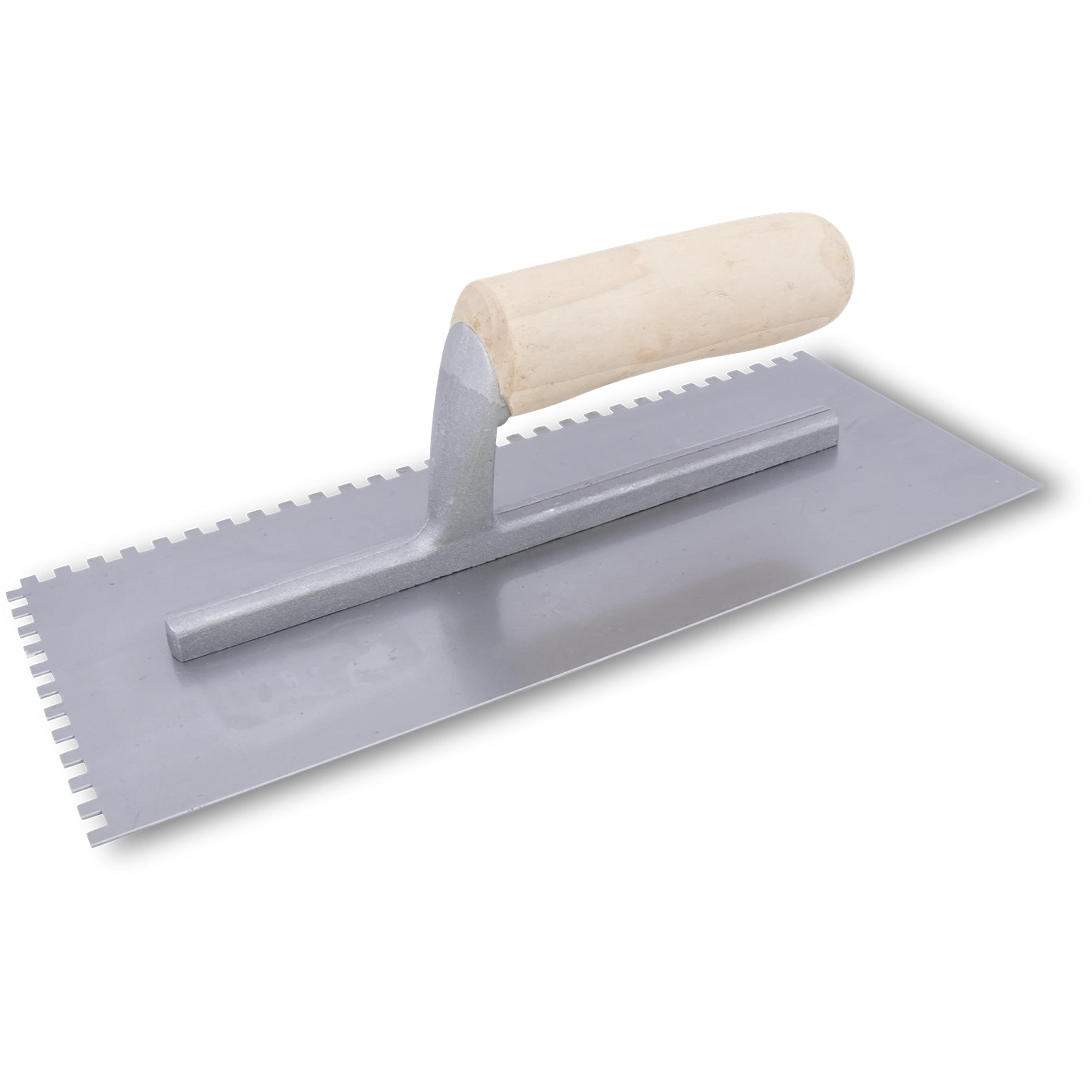 Marshalltown 974 Serrated Trowel 3/16 x 3/16 x 3/16 Sq Silver
