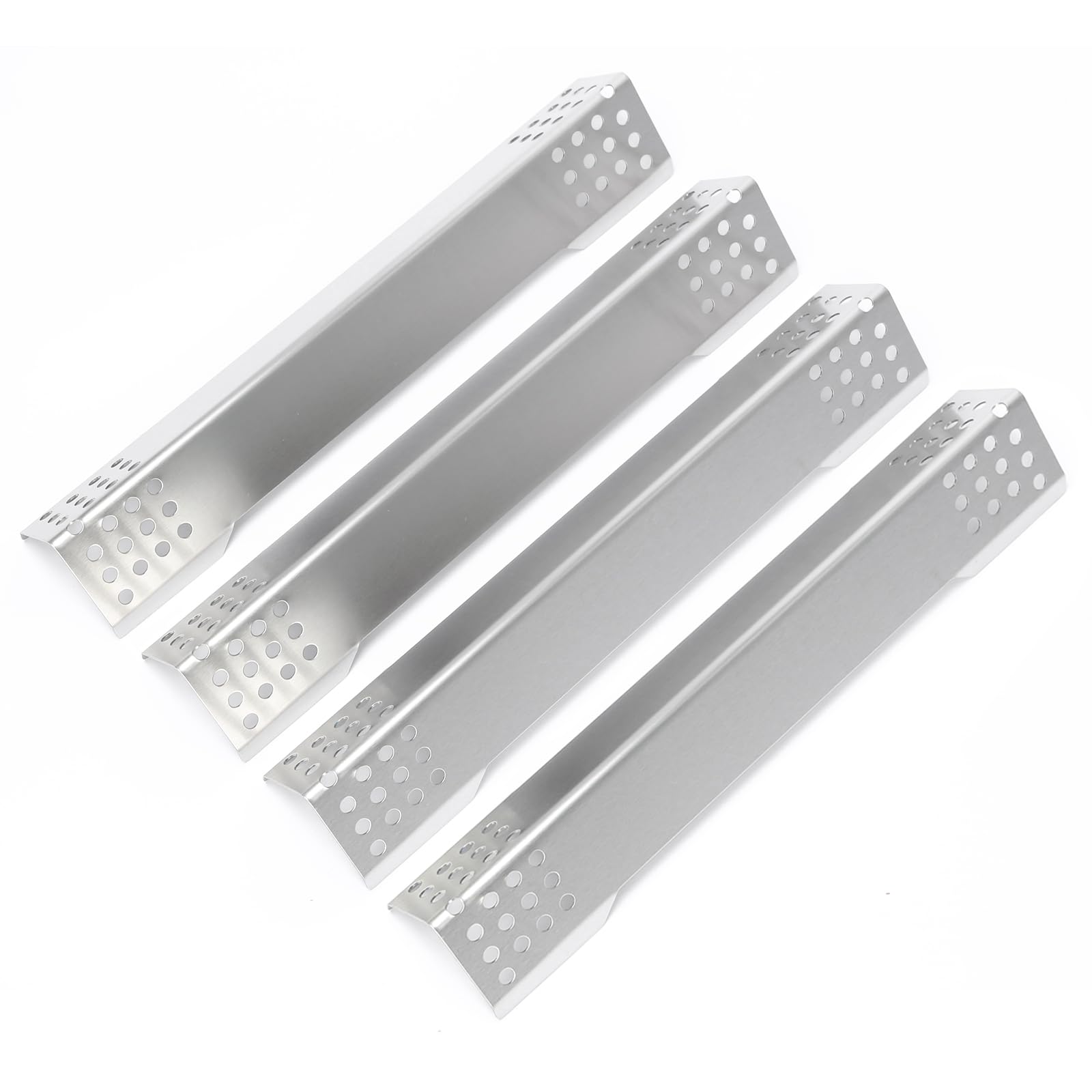 Denmay 40 cm Stainless Steel Burner Cover Replacement Parts for Rösle Videro G2, G4, G6, Sansibar Series, Stainless Steel Flame Distributor for Rösle Videro G3, G3-S, G3-S Nero, Vario+, Pack of 4