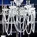 H&D 6FT Clear Crystal Garland Chandelier 14mm Octagon Beads Chain
