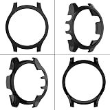MWOOT 2PCS Glass Screen Protector + Black Case for Garmin Forerunner 945 view 5