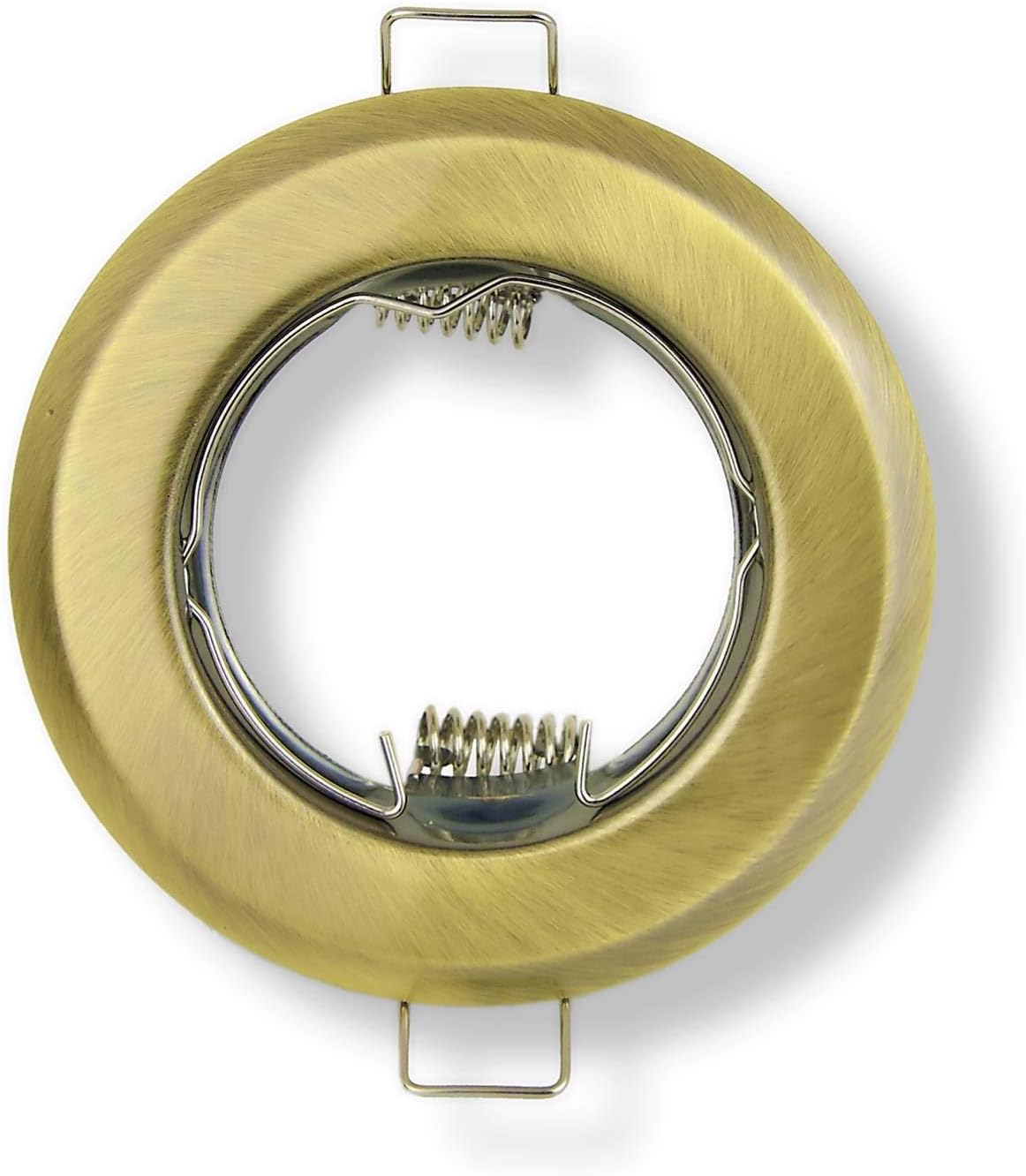 recessed Spotlight Frame Brass Round Super Flat mounting Frame for