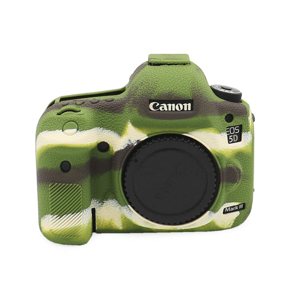 kinokoo Silicone Case for Canon EOS 5D Mark III/EOS 5D III Protective Cover Rubber Case (Camouflage)