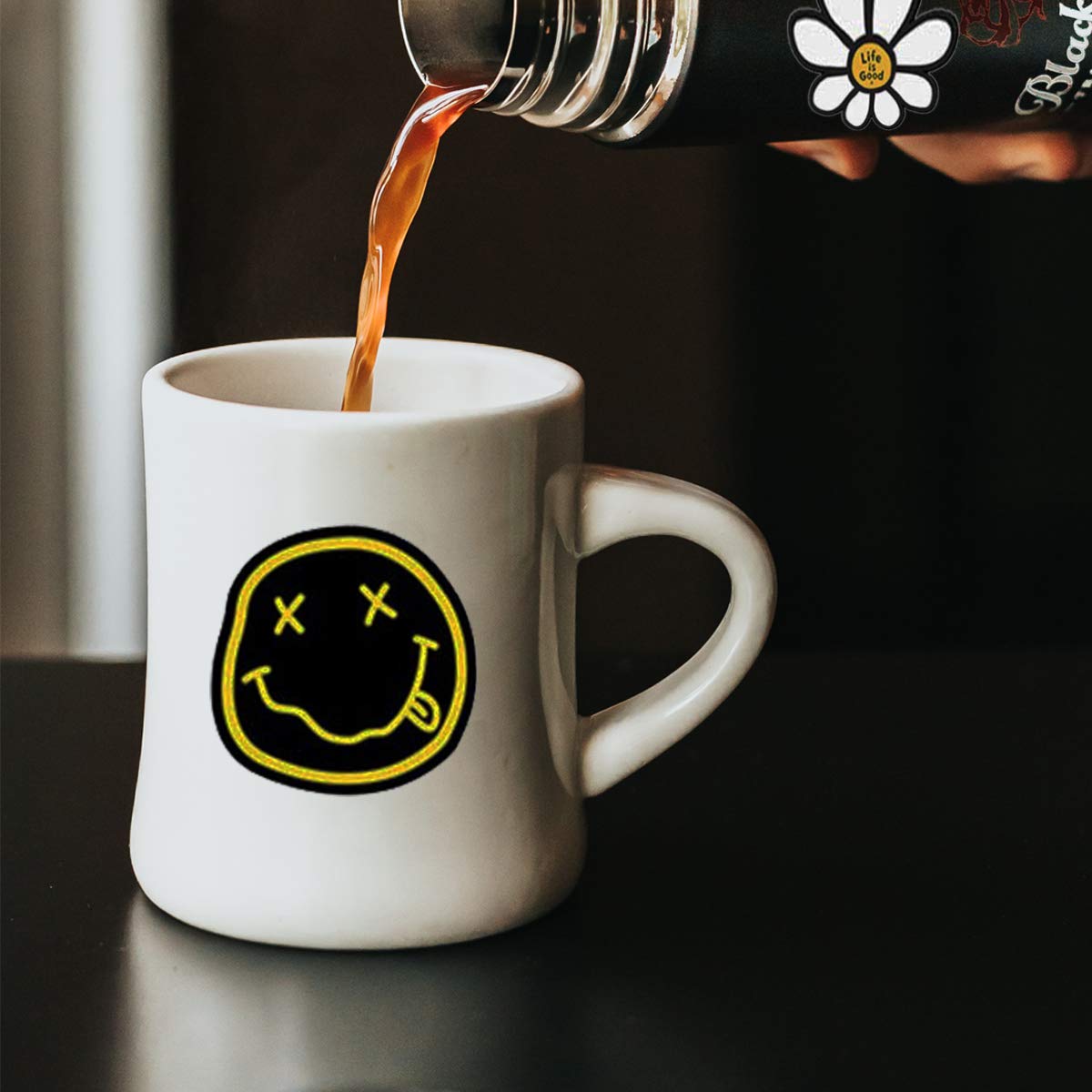 Trendy VSCO Vinyl Stickers for Laptop Water Bottles (50-Pack) Cute Aesthetic Waterproof Stickers for Hydroflask Phone Skateboard Guitar, Suitable for Girls, Kids, Teens, Adults (Yellow Series)