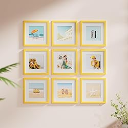 Vittanly 12x12 Picture Frame, Engineered Wood with