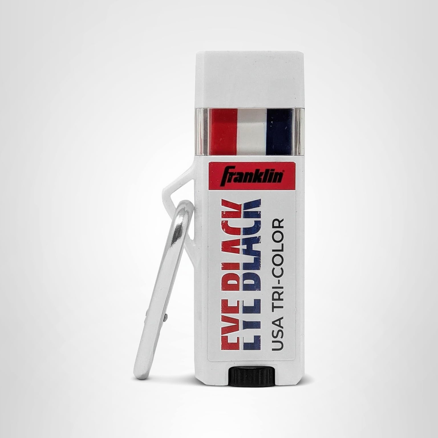 Franklin Sports Baseball Eye Black - Red, White + Blue USA Sports Eye Black Stick for Kids + Adults - Multi Color Eye Black for Baseball + Softball - USA