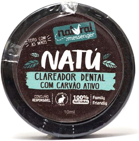 Clareador Dental com Carvão Ativo Natural Messenger 