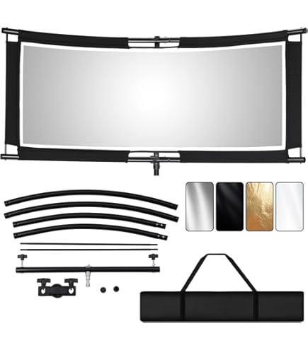 Fomito Clamshell Light Reflector 70x25.6 Inch/178x65cm - Want It All - View #4
