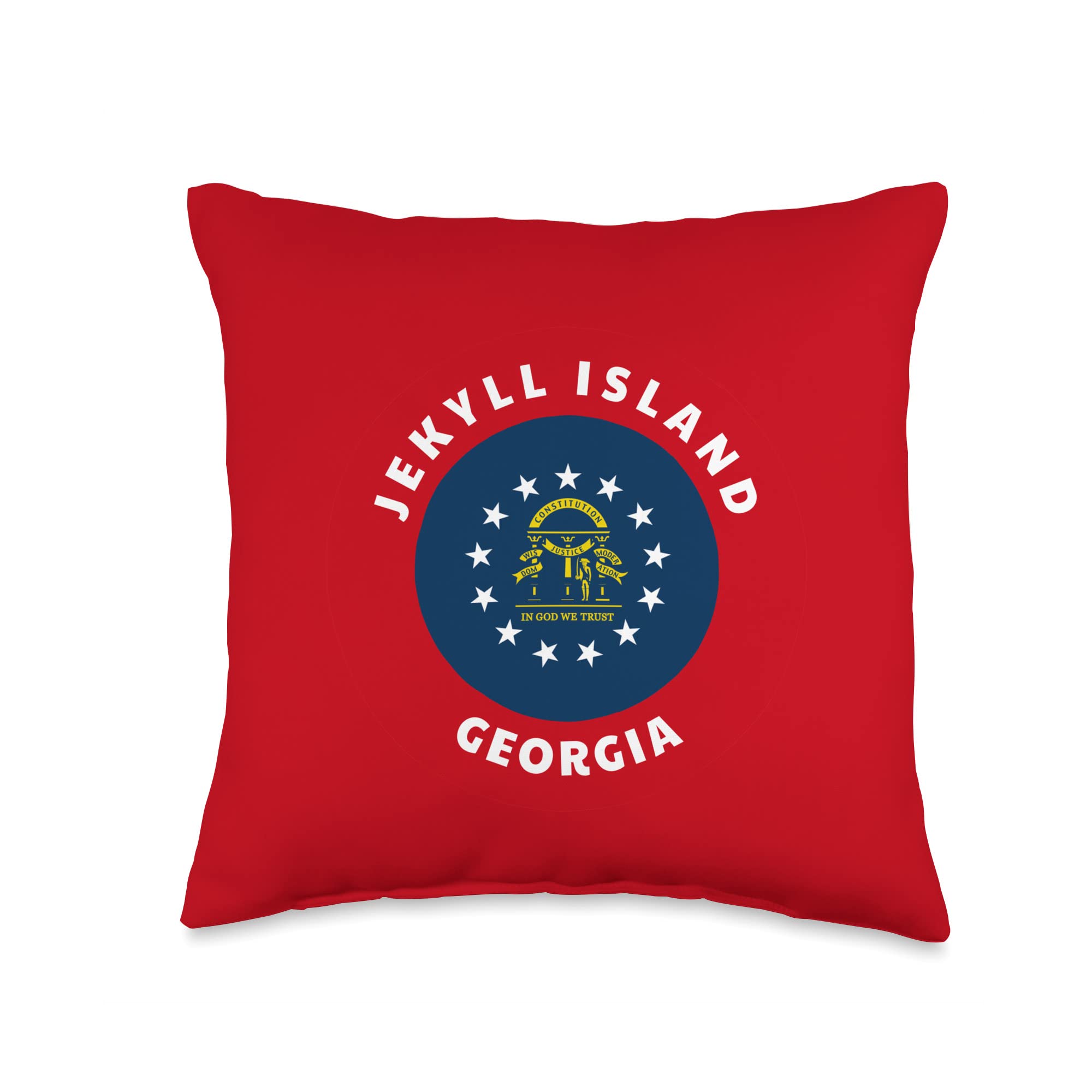 Photo 1 of Jekyll Island Georgia Flag GA Vacation Souvenir Throw Pillow