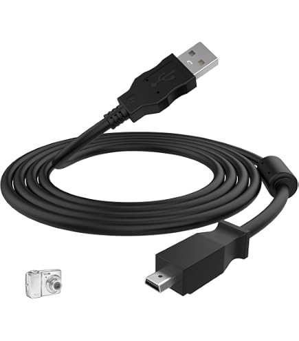 HQRP Cavo USB Per Fotocamere Digitali Kodak Easyshare | 1,5 Metri | Connettori 5P-8P Mini-B | Compatibile Con C330, C340, C360, C433 E Molti Altri - 2