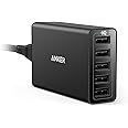 Anker 40W 5-Port USB Wall Charger, PowerPort 5 for iPhone XS / XS Max / XR / X / 8 / 7 / 6 / Plus, iPad Pro / Air 2 / mini, G