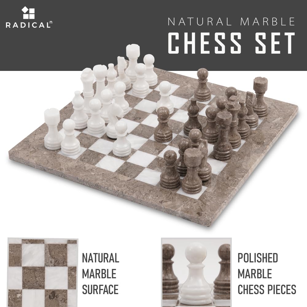 Radicaln Marble Chess Set 15