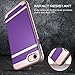 iPhone 7 Case, LK [Moxie Series] Shock Absorption Hybrid Armor Defender Protective Case Cover for Apple iPhone 7 (Purple)