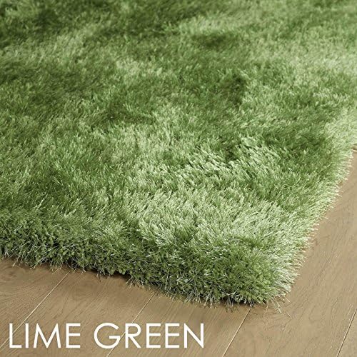 Bombay Home Hand-Tufted Dazzle Shag Runner - 2'3 x 8' Lime Green Runner