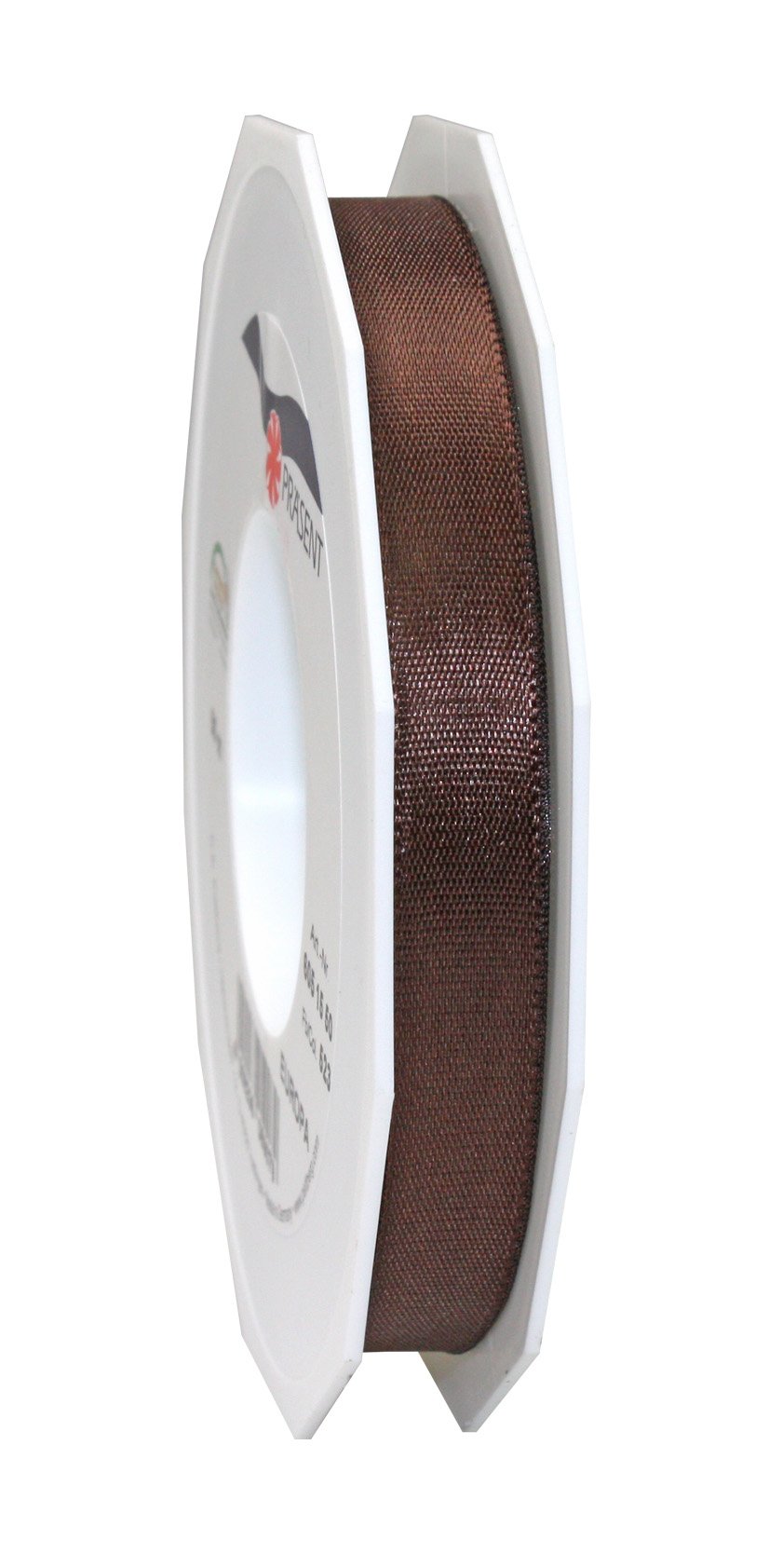 C.E. Pattberg Präsent - Europa Taffeta Ribbon Brown 15 mm width, 50 m length