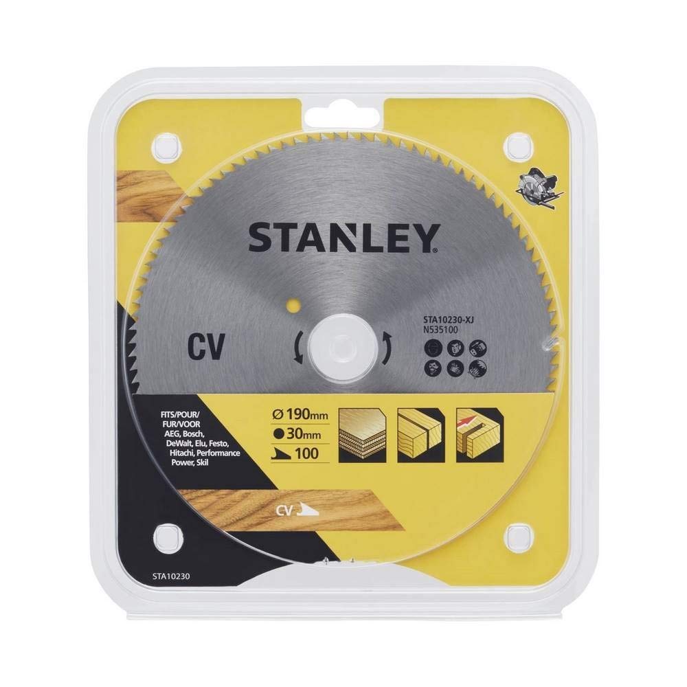 Hoja cromada ø 190x30 mm. 100 dientes